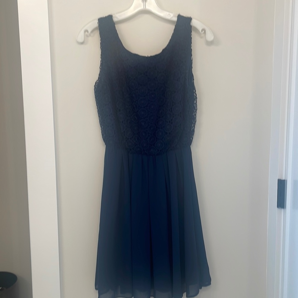 Navy cocktail dress
